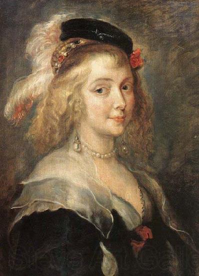 RUBENS, Pieter Pauwel Portrait of Helena Fourment France oil painting art